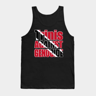 Trinis Against Genocide - Flag Colors - Front Tank Top